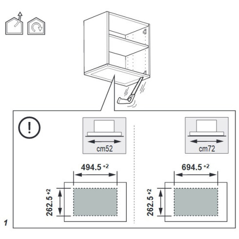 Elica HIDDEN 2.0 IX/A/72 (Gartraukis)