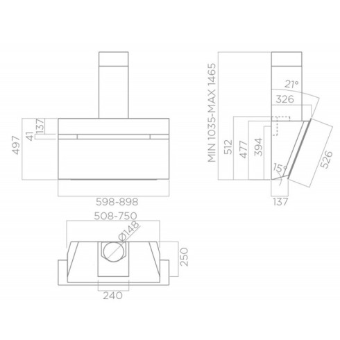 Elica STRIPE @ BL/A/90 (Gartraukis)