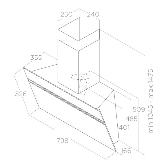 Elica STRIPE @ BL/A/80 (Gartraukis)
