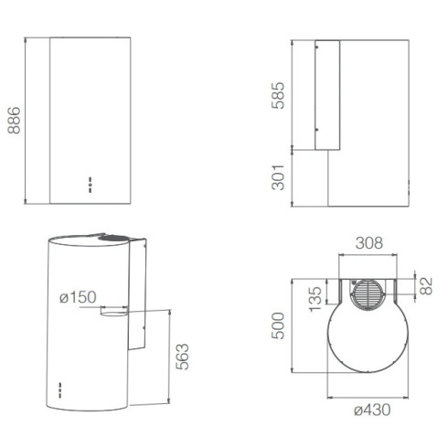 Elica TUBE PRO IX/A/43 (Gartraukis)