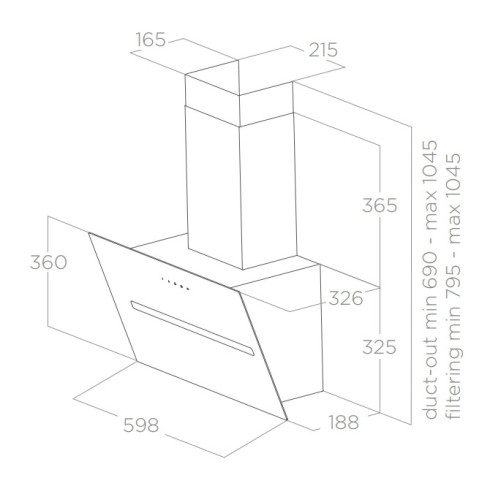 Elica SHY-S BL/A/60 (Gartraukis)