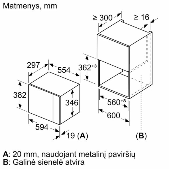BOSCH BFL524MS0 (Mikrobangų krosnelė)