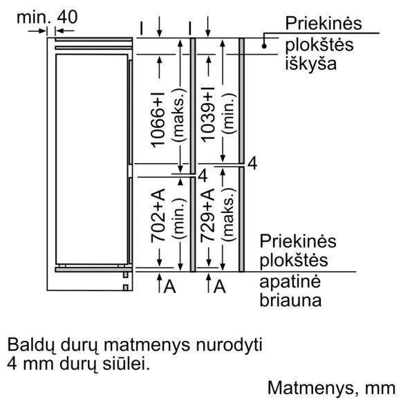 BOSCH KIV86VFE1 (Šaldytuvas)