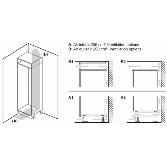 BOSCH KIS87AFE0 (Šaldytuvas)