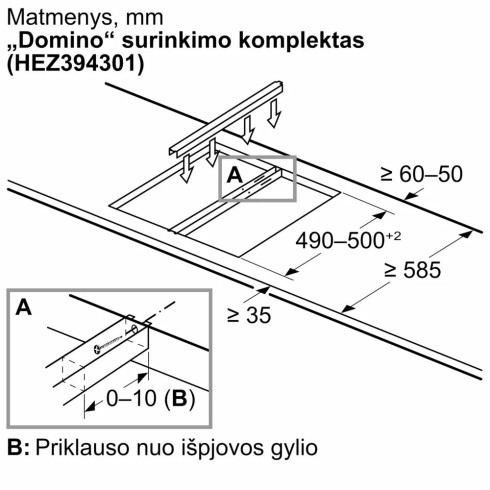 BOSCH HEZ394301 (Sujungimo rėmelis)