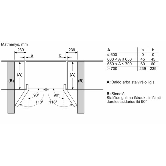 BOSCH KFN96APEA (Šaldytuvas)