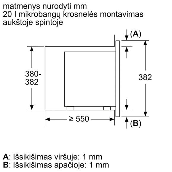 BOSCH BFL623MB3 (Mikrobangų krosnelė)