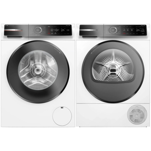 BOSCH WGB244ALSN + WQB245ALSN (Skalbimo įrangos komplektas)