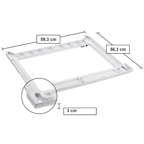 BOSCH WTZ20410 (Sujungimo rėmelis)