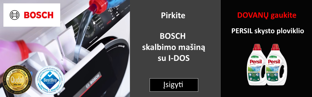 Bosch I-DOS akcija us Persil