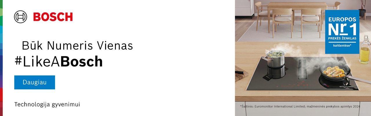 Bosch ženklas nr.1 kaitlentės