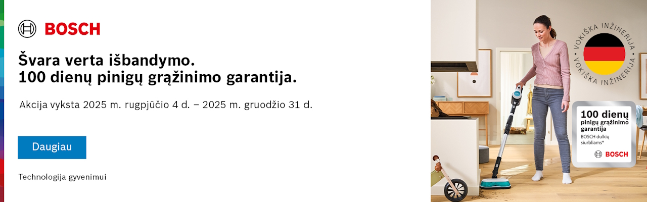 BOSCH Švara verta išbandymo